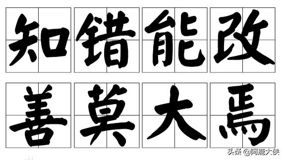 过而能改（过而能改善莫大焉）