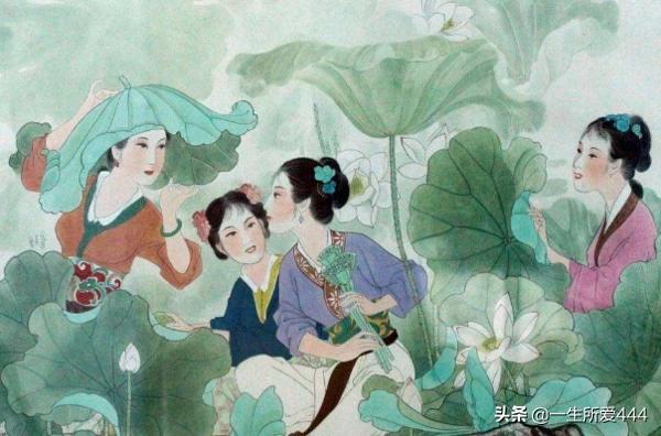 采莲曲(王昌龄)拼音版注音及读音